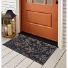 A1HC Flowing Leaves Copper Welcome Door Mat 18"x30", Outdoor Rubber Entrance Mat, Non-Slip Backing - 2 of 4