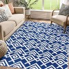 Acekool Moroccan Washable Rug – Soft Low-Pile Geometric Design, Non-Slip for Living Room, Bedroom & Dining - 2 of 4