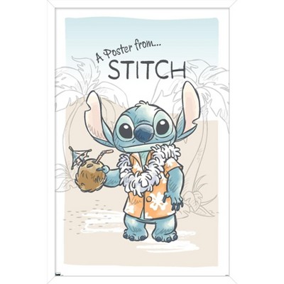 Trends International Disney Lilo And Stitch - Poster From Stitch Framed ...