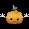 Junior's Design By Humans Halloween Pumpkin Monster 6 By LironPeer T-Shirt - 2 of 3
