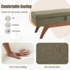 MOONMISS solid wood feet for solid weighing,and bed end stool with storage function - 2 of 4