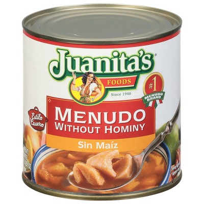 Juanitas Menudo Without Hominy - 12 pack, 25 oz