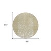 Beige Tan And Taupe Abstract Washable Indoor Outdoor Area Rug - 3 of 4