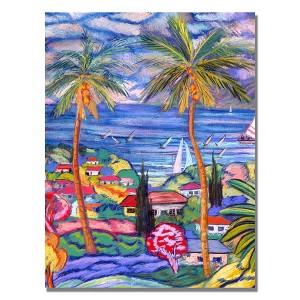 Trademark Fine Art -Manor Shadian 'Hawaii Wind Surf' Canvas Art - 1 of 2