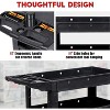 Acekool 3-Shelf Utility Cart with 550 lbs Capacity, Rolling Tool Cart with Swivel Locking Wheels and Ergonomic Handle for Garage & Warehouse - 4 of 4