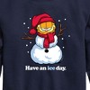 Boys' - Garfield - Have An Ice Day Graphic Long Sleeve Fleece Sweatshirt - 2 of 4