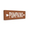 Stupell Industries Pumpkins Pointing Right, 10'' x 24'' - 3 of 4