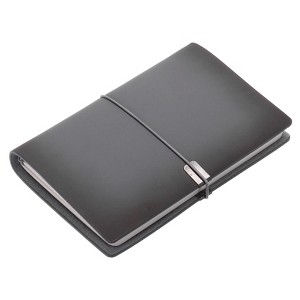 Unique Bargains Hardcover A7 Lined and Grid Office Writing Journal Notebook 70 Sheets - 1 of 4