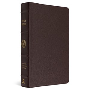 ESV Heirloom Bible, Alpha: Personal Size Edition (Calfskin, Mahogany) - by  Esv Bibles (Leather Bound) - 1 of 1