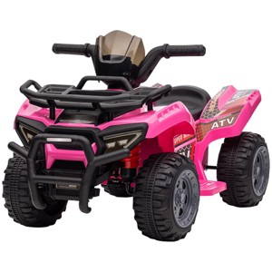 TopComfy Baby Walkers Kids ATV Four Wheeler Ride on Car, Quad with Songs for Toddlers, Childlike Fun, Playful, Pink, 26.8"*15.7"*10.6" - 1 of 4