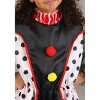 HalloweenCostumes.com Lil Miss Clown Costume for Girls, Scary Red and Black Circus Jestress, Halloween Trickster outfit for parties - 3 of 4