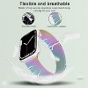 HTUTWOO Compatible with Apple Watch Band Series Women and Men, Stainless Steel Mesh Loop Magnetic Clasp Replacement for iWatch Bands - 2 of 4