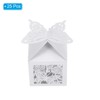 Unique Bargains Durable Paper Hollow Design Bright Color Elegant Appearance Gift Box 2"x2"x3.1" 25 Packs - 3 of 4
