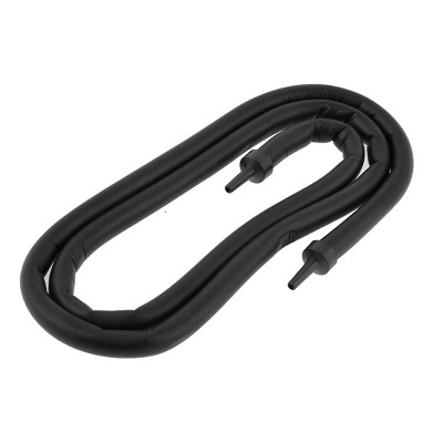 Unique Bargains Aquarium Pond Rubber Flexible Pipe Tube Air Curtain Bubble Black 35.4" Long