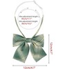 Elerevyo Women's Colorful Plaid Pretied Bow Ties with Elastic Band - 2 of 4