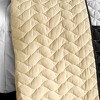 Slickblue Full/Queen Quilt Set, 100% TC Fabric Vermicelli Quilted Patchwork, Machine Washable, 3 Geometric Design, 3pc - 4 of 4