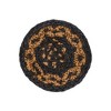 Black & Tan Jute Coaster Set of 6 - 2 of 4