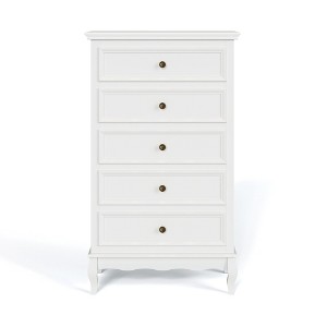 Bella Depot 5 Drawers Dresser with Solid Wood Legs and Painted Finish - 1 of 4