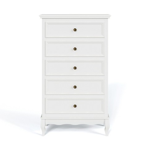 Bella Depot 5 Drawers Dresser with Solid Wood Legs and Painted Finish - image 1 of 4