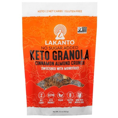 Lakanto Keto Granola, Cinnamon Almond Crunch, 11 oz (312 g)