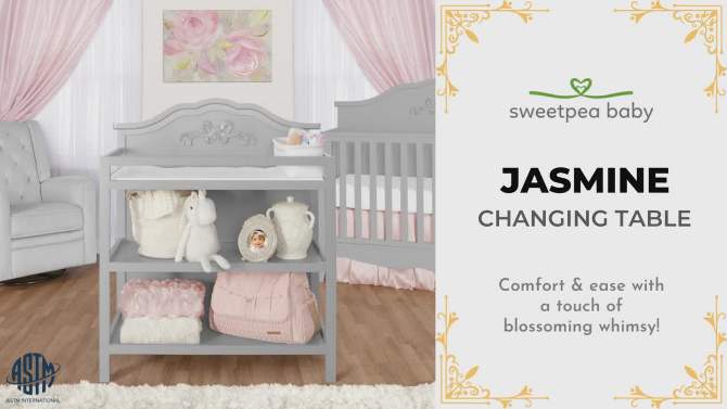 Sweetpea Baby Jasmine Changing Table, 2 of 10, play video