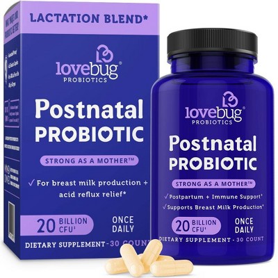 LoveBug Probiotics Prenatal Multi Strain Probiotic - 30ct