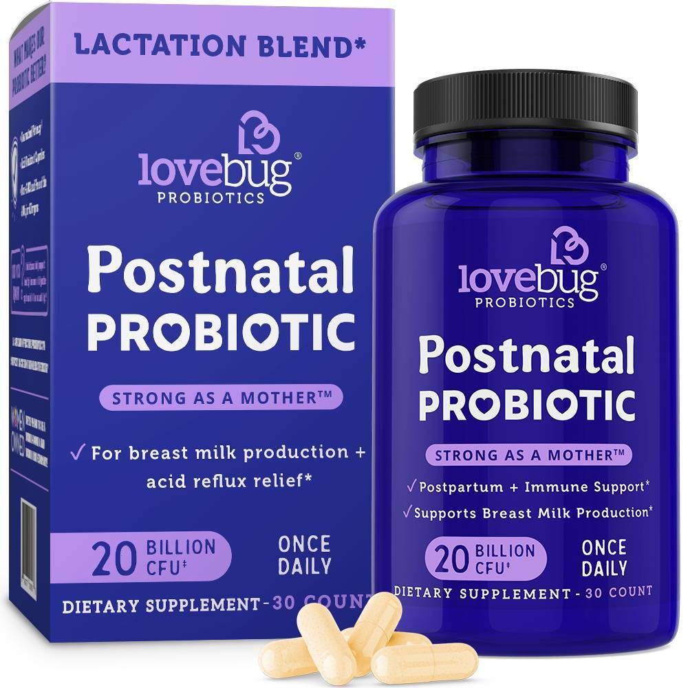 Photos - Vitamins & Minerals LoveBug Probiotics Prenatal Multi Strain Probiotic - 30ct