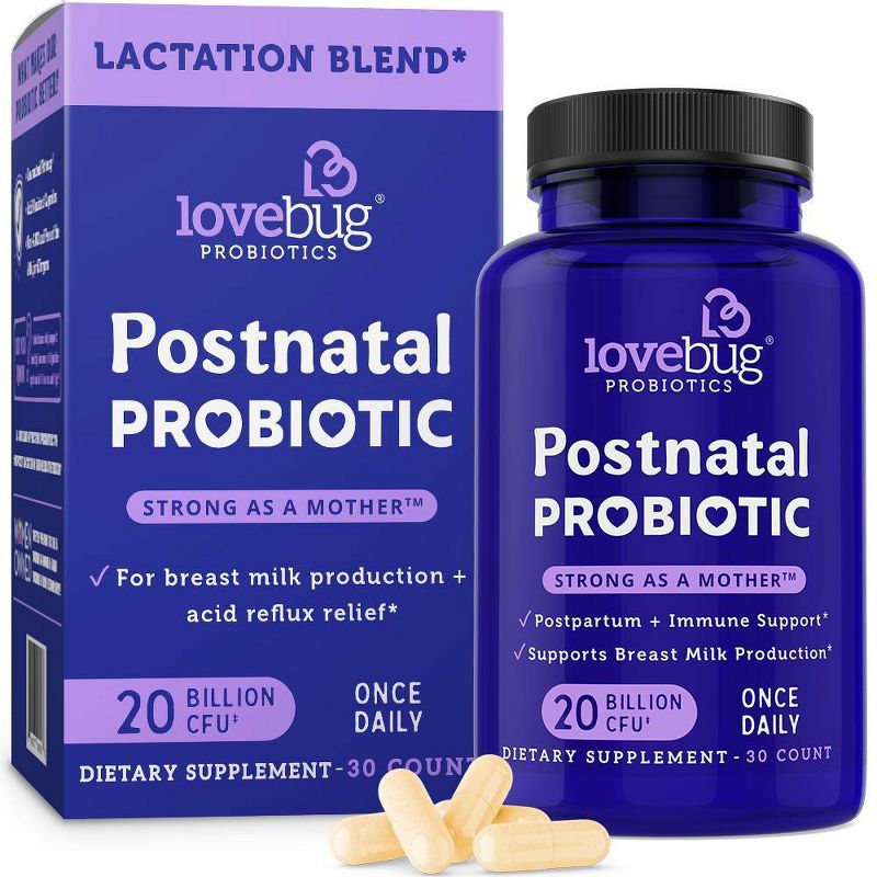 LoveBug Probiotics Prenatal Multi Strain Probiotic - 30ct, 1 of 4