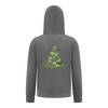 Everyday Kids Christmas Collection Dinosaur Tree Boys Zip Up Hoodie – Holiday Sweatshirt - 2 of 4