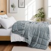 Peace Nest Hotel Quality Luxury All Season Jacquard Soft Bed Blanket with Satin Trim, Cozy and Warm - 2 of 4
