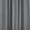 Commonwealth Ventura Tab Top Dressing Window Curtain Panel Pair - Dark Grey - 3 of 3