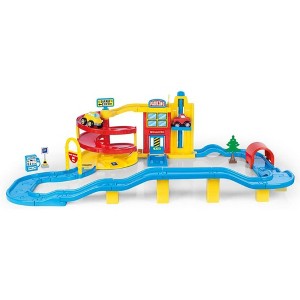 DOLU Large Parking Lot Garage Playset for Kids, Car Toy with Ramp and Elevator - 1 of 3