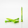 PrideSports 3-1/4" Special Edition Wood Golf Tee - 45pk Yellow/Green - 3 of 3