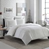 Variegated Pleats Comforter Set White - City Scene® - image 2 of 4