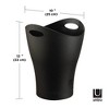 Umbra 2.2gal Garbino Indoor Trash Can Black : Target