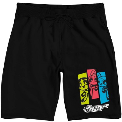 Powerpuff Girls Men's Black Sleep Pajama Shorts : Target