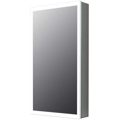 Fine Fixtures Smart Bathroom Medicine Cabinet, Aluminum, Recessed/Surface Mount
