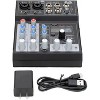 CAD Audio MXU4-FX 4 Channel Mixer with USB Interface and Digital Effects, Black - 4 of 4