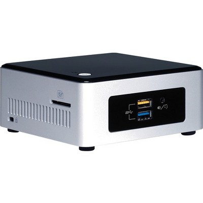 Intel NUC Desktop Computer - Pentium N3700 - Mini PC - Silver, Black - Intel HD Graphics - Wireless LAN - Bluetooth