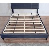Meldrum Contemporary Upholstered Bed with Storage and USB Power Ports Gray - miBasics - 3 of 4