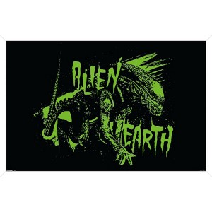 Trends International Alien: Earth (2025) - Green Xenomorph Framed Wall Poster Prints - 1 of 4