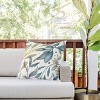 20"x20" Deny Designs Gyaneshwari Dave Winter Hues Square Outdoor Throw Pillow Off-White - 3 of 4