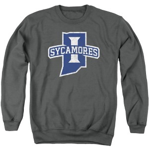 Indiana State University Official Distressed Primary Adult Crewneck Sweatshirt - 1 of 4