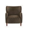 Christopher Knight Home Raven Indoor Wingback Velvet Upholstered Accent Chairs - 4 of 4