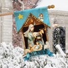 Briarwood Lane Christmas House Flag 40x28 For Outdoor Rejoice Burlap For Christmas House Flag - 4 of 4