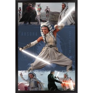 Trends International Star Wars: Ahsoka - Ahsoka in White Framed Wall Poster Prints - 1 of 4