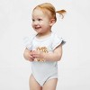 The Juniper Shop Hey Ghoul Hey Colorful Baby Flutter Sleeve Bodysuit - 2 of 3