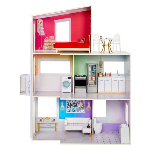 Barbie Doll House Playset, Multicolor