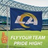 NFL Los Angeles Rams 3 x 5 Outdoor Durable House Flag with Grommets | Sport Team Flag & Banner | Indoor Wall Decor Flag - 4 of 4