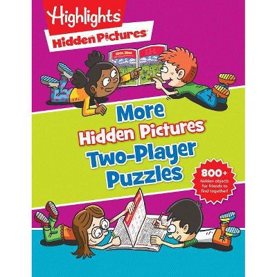 More Hidden Pictures Two-Player Puzzles - (Highlights Hidden Pictures Two-Player Puzzles) (Paperback)